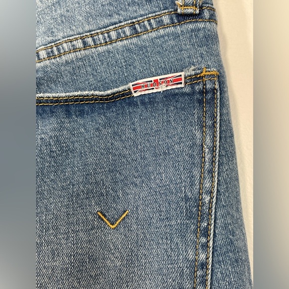 HUDSON Jeans Men’s Size 30 Ace‎ Skinny-Fit Distressed Blue Medium Wash - Picture 9 of 10